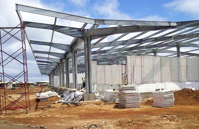 Aeropuerto de Ecuador en construcción Construpanel de Fanos
