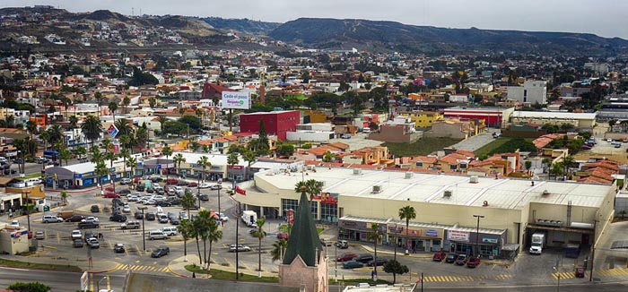 Vista aerea Calimax Tijuana construida con insulpanel Fanosa