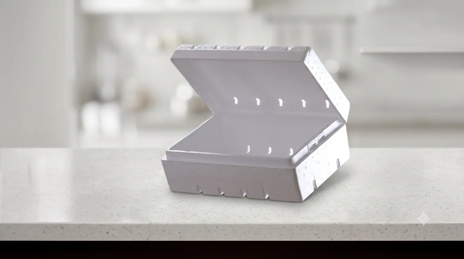 Empaque para alimentos de Poliestireno Expandido